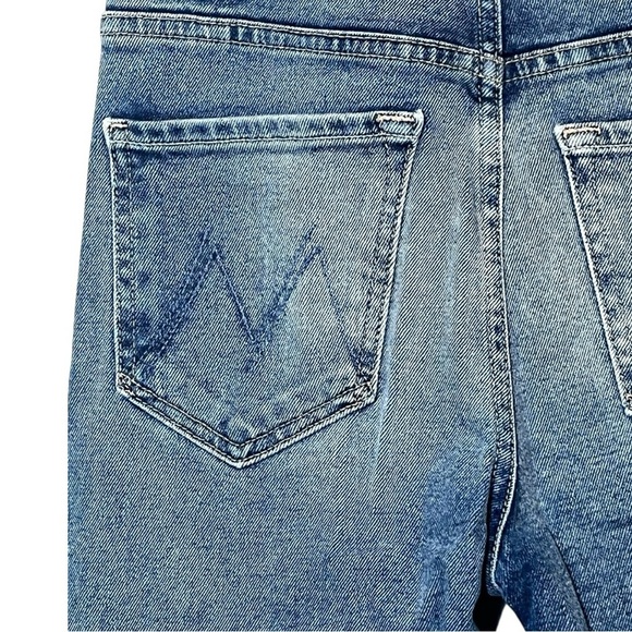 MOTHER The Hustler Ankle Fray Jeans in Smoke ‘Em Wash Size 26 - Picture 5 of 16